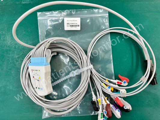 Mortara Q-Stress 60-00186-01 IEC 10-Blei 12pins EKG EKG Kabel DLMOR-011-05 Kompatibel Neues
