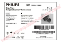 Patientenmonitor-Zusatz-DISP Hinweises 989803192451 bedeckt zeitlichen Scanner-Thermometer mit einer Kappe