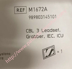 M1672A 989803145101 wiederverwendbarer CBL 3 Leadset Grabscher Patientenmonitor-Zusätze Intellivue Iec ICU