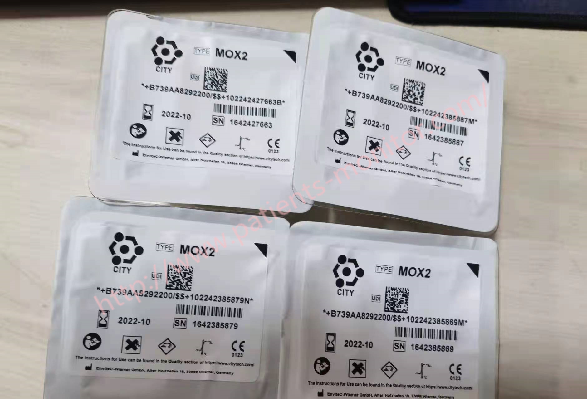 MOX-1 MOX-2 MOX-3 MOX-4 medizinischer Sauerstoff-O2-Gas-Sensor