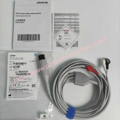 Mindray 6Pin 3-Lead EKG Kabel,AHA,Defib-P EA6131B PN 0010-30-43117